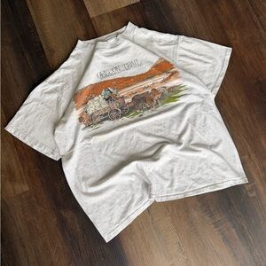 Vintage Rare Oregon Trail Graphic T Shirt Men’s Large Single Stitch